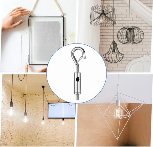 6 PCS Small Turnbuckle, Turnbuckle Tensioner for 1/16-3/32 Galvanized /304/316 Stainless Steel Turnbuckles Cable Tensioner for Cable Wire Rope Tension Light Hanging Sun Shade Tent Installation in Kuwait