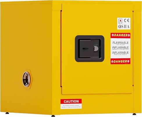 Flammable Safety Cabinet, Galvanized Steel, Laboratory Cabinets Explosion Proof Cabinets Anti Corrosion Chemical Reagents Instruments Protection Supplies Cabinet in Saudi Arabia