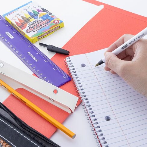 BAZIC Primary School Kit Supply Box 57 Count for Kindergarten Elementary Student K-6 Grades, Composition Book Coloring Pencil, Color May Vary, 1-Pack in Kuwait
