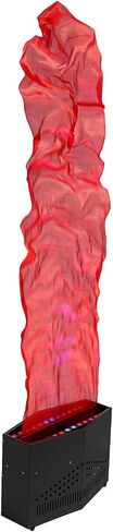 6ft Fake Fire Flame Light Artificial Fire Atmosphere Lamp with 20 Red & 4 Blue LED Lights, Simulated Flickering Stage Flame Effect Machine for Nightclubs, Halloween, Campfire Party, DJ Bars in Kuwait