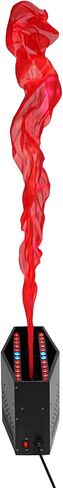 6ft Fake Fire Flame Light Artificial Fire Atmosphere Lamp with 20 Red & 4 Blue LED Lights, Simulated Flickering Stage Flame Effect Machine for Nightclubs, Halloween, Campfire Party, DJ Bars in Kuwait
