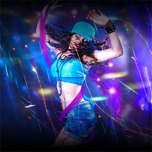 LED Fiber Optic Optic Whip 6ft 360 ° Pivel Pixel Whip Whip القابلة لإعادة الشحن سوط 23 أوضاع تأثير ملونة لعبة الهذيان لسوط LED (أبيض) in Saudi Arabia
