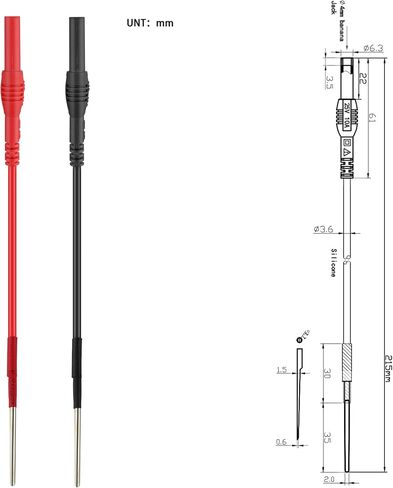 Electronic Specialty 616 Spoon Probe Backprobers,ilicon Flexible Spoon Back Probes, Back Probe Pins Automotive Compatible in Kuwait