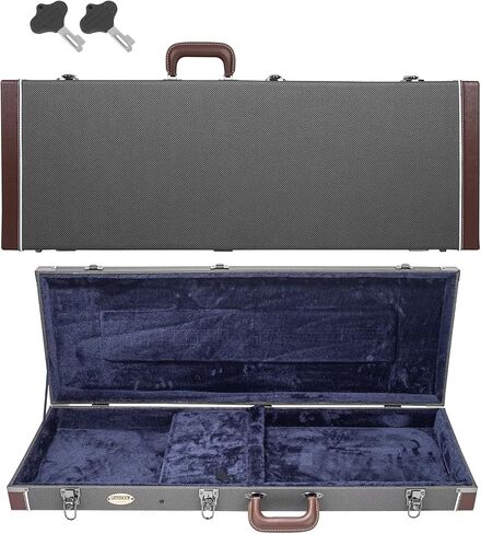 Letsrock Electric Guitar Hard Shell Case ، حافلة حافلة على الجيتار الكهربائي القياسي 39 بوصة لطراز KST/KTL/170 مع مزلاج القفل in Kuwait