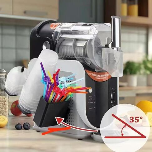 حامل نينجا سلوشي آلي آلية كوب لآلة النينجا slushie FS301/FS300-3 مقصورة تخزين حامل الجانب ، أكواب ، أغطية وقش منظم in Kuwait