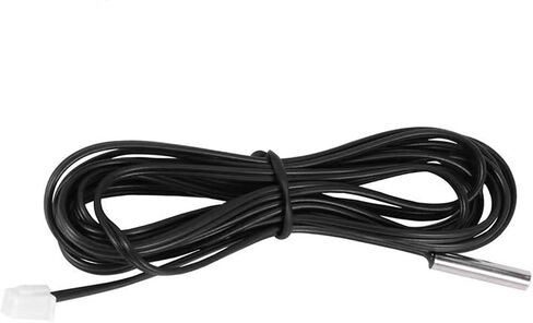 10K NTC Thermistor B3435 مسبار مستشعر درجة الحرارة ، مستشعر درجة حرارة مقاوم للماء مع محطات من الفولاذ المقاوم للصدأ ، مناسبة لموزع المياه ، مكيفات الهواء ، الثلاجات ، إلخ. 2 دبوس XH2.54 قابس in Kuwait