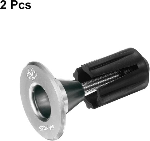 HARFINGTON Bar End Plugs 6061 Aluminum Handlebar End Caps Bike Plugs 0.7oz Expanding Locking for MTB Road BMX Fixed Gear Bike, Blue in Saudi Arabia