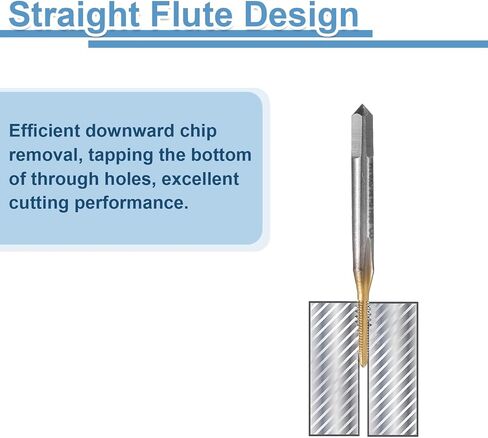 UXCELL 6PCS TROWH FLUTE THEW THE TOP ، M1.6 × 0.35 متري المسمار المسمار المسمار المسمار المسمار المسمار مرأى TAPP in Saudi Arabia