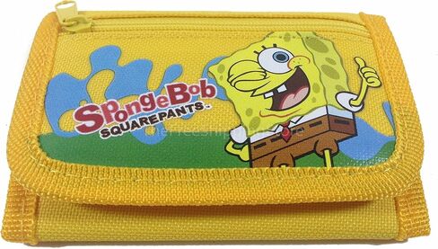 SpongeBob Squar Pants Yellow Tri-fold Wallet in Saudi Arabia
