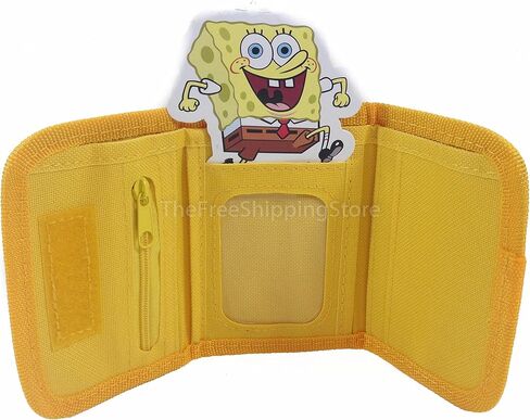 SpongeBob Squar Pants Yellow Tri-fold Wallet in Saudi Arabia