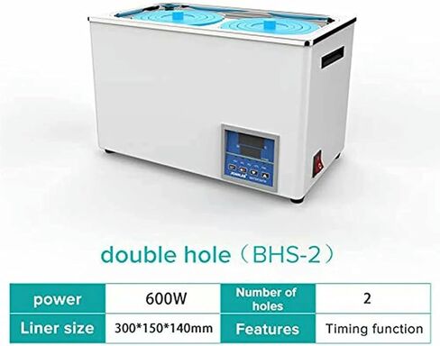 WZGLOD DIGITAL TYROTATATION BAM BATH ، 600 و W 600W التحكم في درجة الحرارة الكهربائية للاستخدام المختبري ، 304 بطانة الفولاذ المقاوم للصدأ مع 0.01 ℃ الدقة in Saudi Arabia