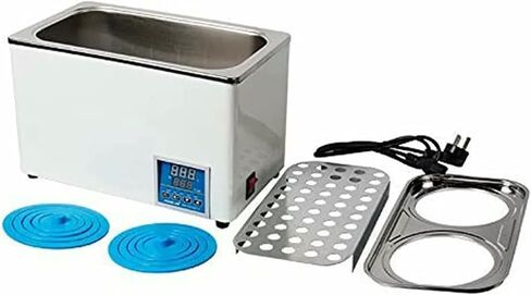 WZGLOD DIGITAL TYROTATATION BAM BATH ، 600 و W 600W التحكم في درجة الحرارة الكهربائية للاستخدام المختبري ، 304 بطانة الفولاذ المقاوم للصدأ مع 0.01 ℃ الدقة in Saudi Arabia