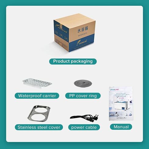 WZGLOD Scientific Digital Lab Water Bath ، حمام مائي حراري مع عرض رقمي وغطاء غطاء واقعي للاستخدام المختبر in Saudi Arabia