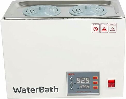 WZGLOD DIGITAL TYROTATATIAN LAB حمام ماء ، 1/2/4/6 الثقوب عرض رقمي حمام مياه حرارية للتدفئة الكهربائية ، مستلزمات حمام ماء المختبر in Saudi Arabia