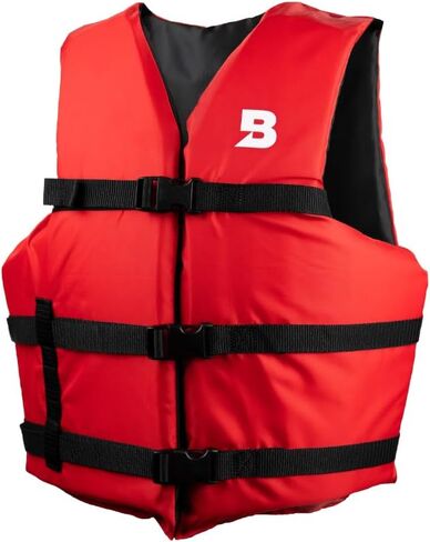 BLUESTORM Universal General Boating Life Jacket for Adults | US Coast Guard (USCG) Approved Type 3 Universal Foam Life Vest Preserver (PFD) in Kuwait