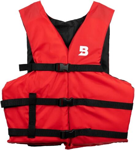 BLUESTORM Universal General Boating Life Jacket for Adults | US Coast Guard (USCG) Approved Type 3 Universal Foam Life Vest Preserver (PFD) in Kuwait