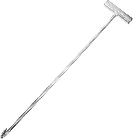 Heavy Duty Manhole Cover Hook,T-Shaped Lifter Hook,Stainless Steel Manhole Remover Tool,Multi-Purpose for Well Covers Roll-up Doors Outdoor Use in Kuwait