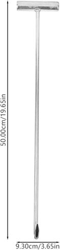 Heavy Duty Manhole Cover Hook,T-Shaped Lifter Hook,Stainless Steel Manhole Remover Tool,Multi-Purpose for Well Covers Roll-up Doors Outdoor Use in Kuwait