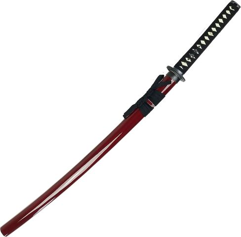 Musha Hand Forged Japanese Katana Samurai Sword - 1045 High Carbon Steel Full Tang Blade for Collection, Gift, Straw Mat Cutting Practice in Kuwait