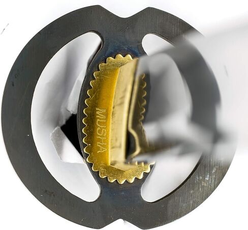 Musha Hand Forged Japanese Katana Samurai Sword - 1045 High Carbon Steel Full Tang Blade for Collection, Gift, Straw Mat Cutting Practice in Kuwait