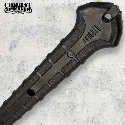 Combat Commander Thai Gladius Sword and Scabbard with Shoulder Harness-1065 Carbon Steel Blade, Penetrating Point, Hard-Coat Finish, Nylon Fiber Handle-Designed for Today's Warrior-Length 40" in Saudi Arabia