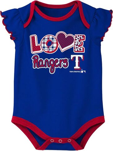 Outerstuff MLB حديثي الولادة وطفل رضيع الفتيات 3pk زاحف in Kuwait