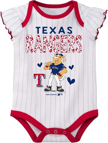 Outerstuff MLB حديثي الولادة وطفل رضيع الفتيات 3pk زاحف in Kuwait