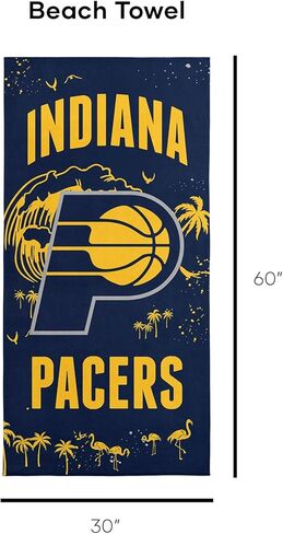 Northwest NBA Indiana Pacers Beach Fail ، 30 "× 60" ، Tide in Kuwait