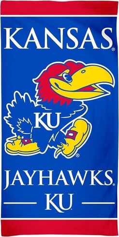 NCAA Kansas Jayhawks Fiber Beach Pafel ، 30 × 60 بوصة in Saudi Arabia