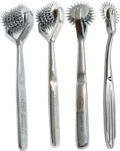 PREMIUM GERMAN SET OF 4 PCS DIAGNOSTIC NEUROLOGICAL WARTENBERG SENSORY PINWHEEL PIN WHEEL 1, 3, 5, 7 HEAD -A+ QUALITY in Saudi Arabia
