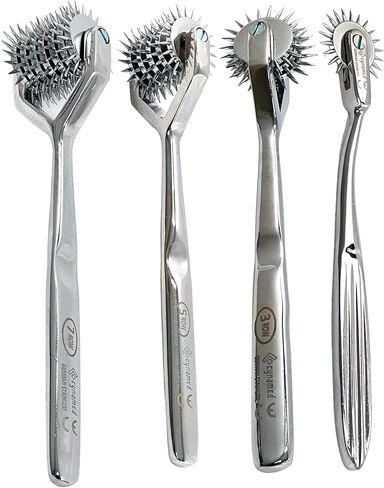 PREMIUM GERMAN SET OF 4 PCS DIAGNOSTIC NEUROLOGICAL WARTENBERG SENSORY PINWHEEL PIN WHEEL 1, 3, 5, 7 HEAD -A+ QUALITY in Saudi Arabia