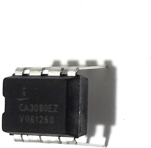 Intersil CA3080EZ عالي الأداء مضخمات الموصلات التشغيلية IC & 8-PIN DIP مع دبابيس الاتصال المعنية (حزمة 5) in Saudi Arabia