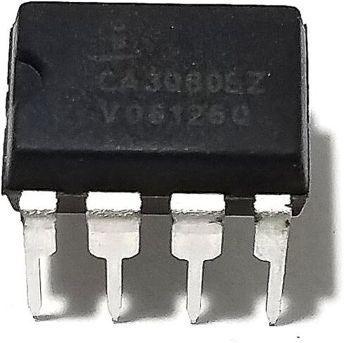 Intersil CA3080EZ عالي الأداء مضخمات الموصلات التشغيلية IC & 8-PIN DIP مع دبابيس الاتصال المعنية (حزمة 5) in Saudi Arabia