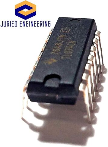 TL074CN TL074 QUAD LOW-NOISE JFET-INPUTION APPLIFIER IC & 14-DIP DIST مع دبابيس اتصال مُصنعة (حزمة 15) in Saudi Arabia