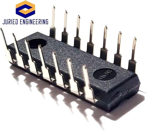 TL074CN TL074 QUAD LOW-NOISE JFET-INPUTION APPLIFIER IC & 14-DIP DIST مع دبابيس اتصال مُصنعة (حزمة 15) in Saudi Arabia