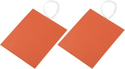 MECCANIXITY 2pcs Silicone Heating Pad, 12V 10W Heater Film Flexible Heating Plate 120mmx104mm Heater Mat for Constant Temperature in Saudi Arabia