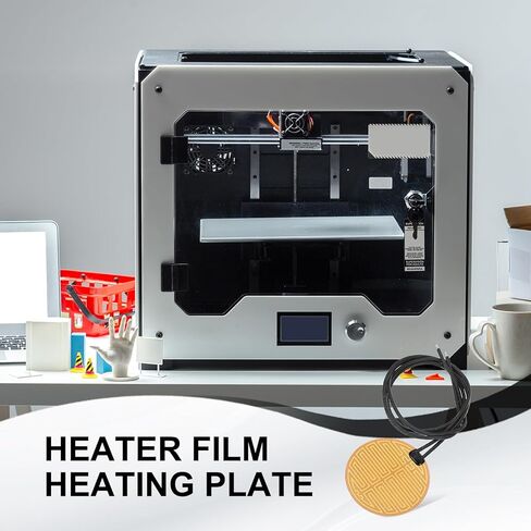 MECCANIXITY 5pcs Heater Film Heating Plate, 8W 5V Polyimide Heat Pad Adhesive PI Heater Elements Film 50mm Dia Heater Strip for Constant Temperature in Saudi Arabia