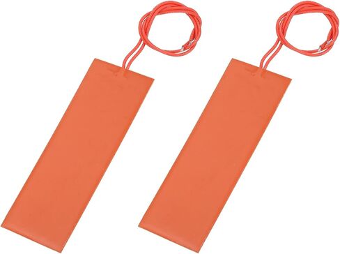 meccanixity 2pcs وسادة تسخين السيليكون ، 12 فولت 20W سخان فيلم مرنة لوحة التسخين 150mmx50mm حصيرة لدرجة حرارة ثابتة in Saudi Arabia