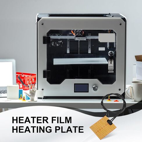 MECCANIXITY 5pcs Heater Film Heating Plate, 4.2W 5V Polyimide Heat Pad Adhesive PI Heater Elements Film 47mmx37mm Heater Strip for Constant Temperature in Saudi Arabia