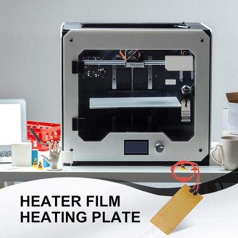 MECCANIXITY 8pcs Heater Film Heating Plate, 30W 24V Polyimide Heat Pad Adhesive PI Heater Elements Film 100mmx45mm Heater Strip for Constant Temperature in Saudi Arabia