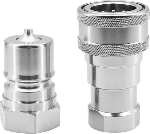 3/4 "NPT إلى 3/4" مجموعة مقرنة مفصل سريع الهيدروليك ، توصيلات هيدروليكية توجيهية ، ISO 7241-B in Saudi Arabia