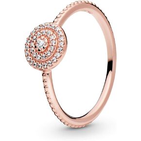 Pandora Elegant Sparkle Ring - Ring for Women - Layering or Stackable Ring - Gift for Her, With Gift Box