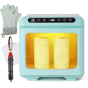 آلة فرن التسامي، فرن حراري 110 فولت للفراغات التسامي، الأكواب، الطباعة بالجملة مع مسدس حراري صغير، حقيبة انكماش حراري، شريط مقاوم للحرارة، قفاز (غير مناسب لأكواب النظارات) in Kuwait