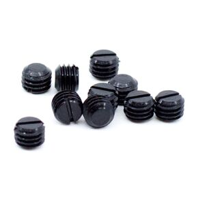 Slotted Fine Thread Gun Plug Screws - 10 pcs. (#6-48 x 1/8", Stainless Steel)