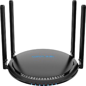 موجه WAVLINK AX3000 WiFi 6، موجه واي فاي لاسلكي مزدوج النطاق لجهاز توجيه جيجابت المنزلي مع هوائيات عالية الكسب 4 * 5dBi، MU-MIMO، OFDMA، Touchlink، Beamforming، WPA3، IPV6، الرقابة الأبوية in Kuwait