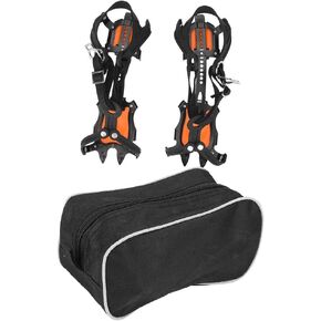 VGEBY Portable Outdoor Sports 10 Toothed Snow Crampons Slip Resistant Ice Gripper Ice Crampons Extreme Sports