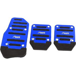 uxcell 3 in 1 Universal Racing Sports Non-Slip Automatic Car Gas/Brake Pedals Pad Cover