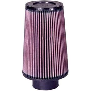 K&N Universal Clamp-On Air Intake Filter: High Performance, Premium, Washable, Replacement Filter: Flange Diameter: 3.25 In, Filter Height: 8 In, Flange Length: 1.625 In, Shape: Round Tapered, RU-5122