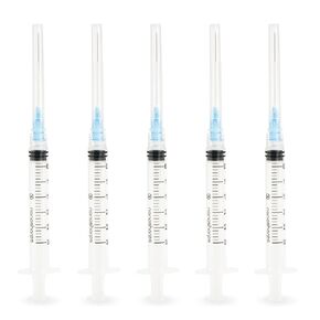 3ML Syringe 23x1.5 Industrial, lab, scientific, veterninary, sterile individually pack, 100 per box (3cc 23x1.5 - 100 pack)