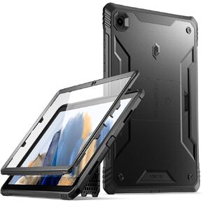 Poetic Revolution Case for Samsung Galaxy Tab A9 Plus + 11 inch (2023), Built in-Screen Protector with S Pen Holder, Full-Body Kickstand Rugged Heavy Duty Case, Black